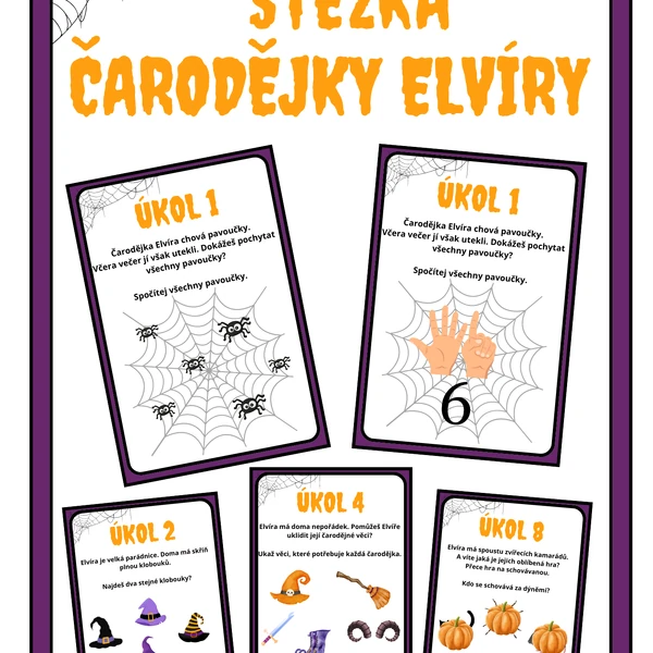 Stezka čarodějky Elvíry (Halloweenská plotovka)
