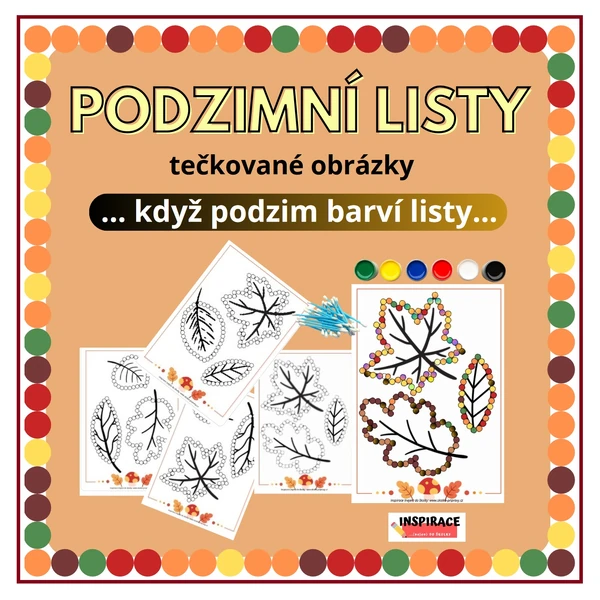 Puntíkaté PODZIMNÍ tečkování 🍂🍁🍃