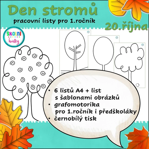 STROMY - grafomotorika