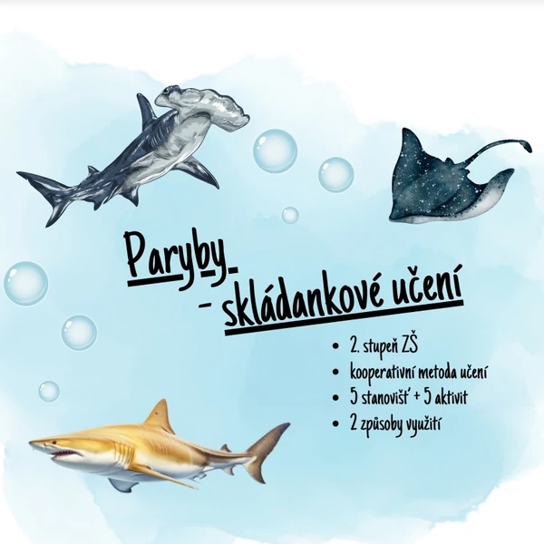 Paryby - skládankové učení