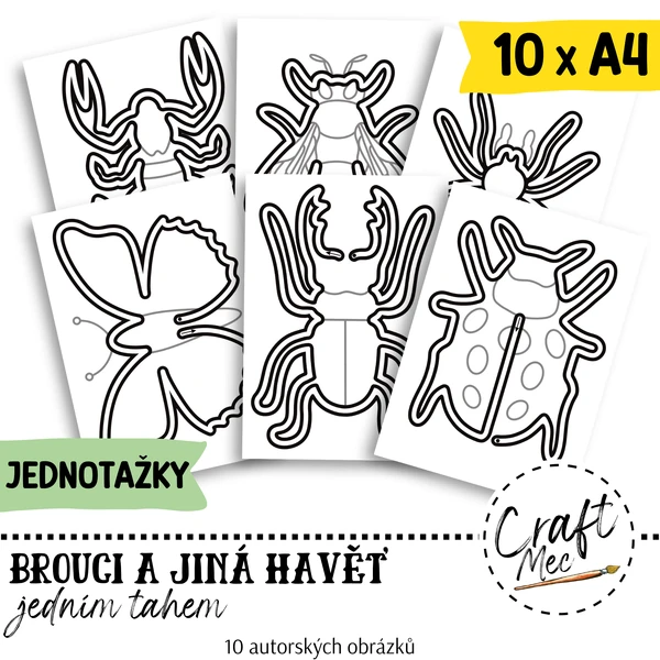 JEDNOTAŽKY - BROUCI A JINÁ HAVĚŤ