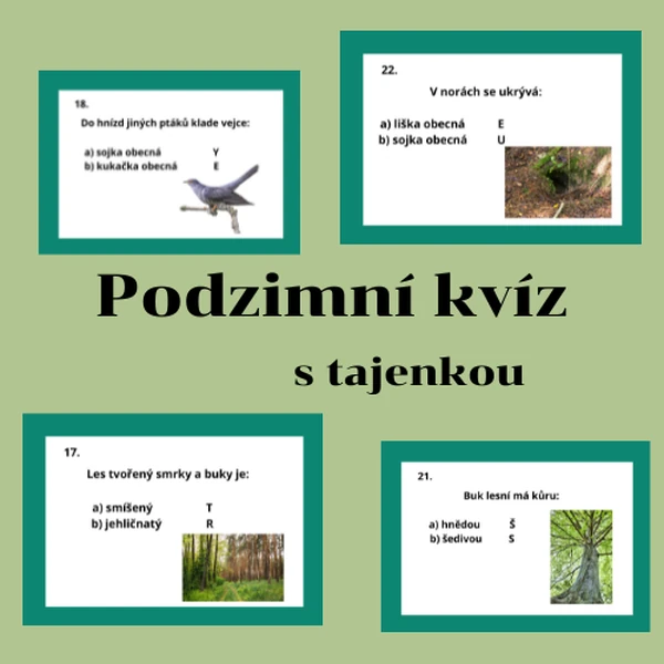 Podzimní kvíz - LES