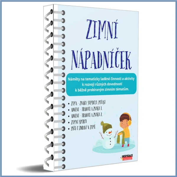 Zimní nápadníček - zásobníček aktivit