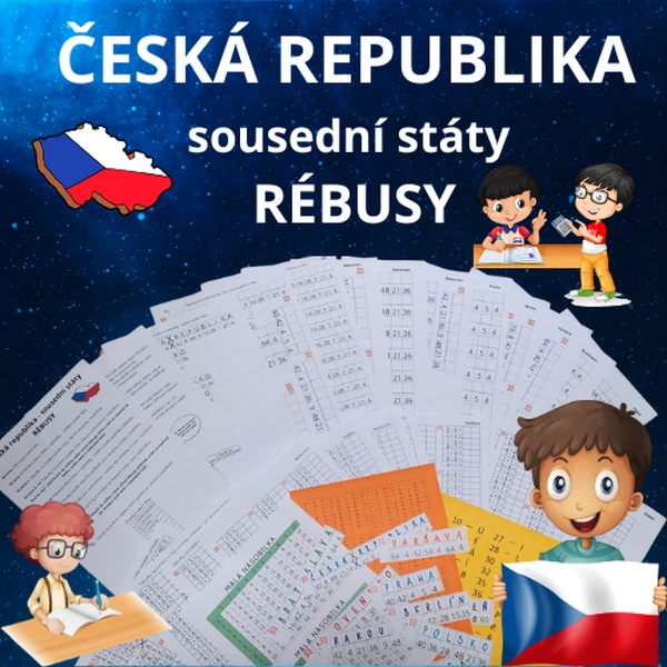 Česká republika - rébusy 2/3