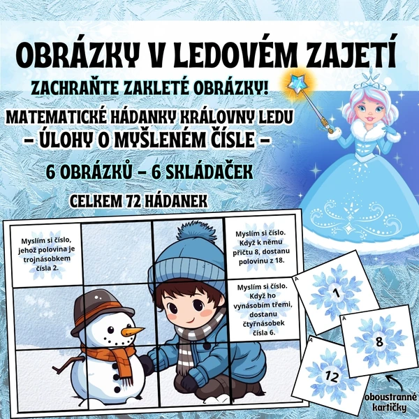 OBRÁZKY V LEDOVÉM ZAJETÍ (loto, "myslím si číslo")