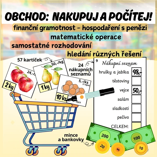 OBCHOD: NAKUPUJ A POČÍTEJ!