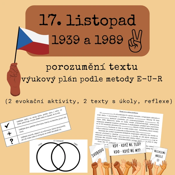 17. listopad, Den boje za svobodu a demokracii - porozumění textu