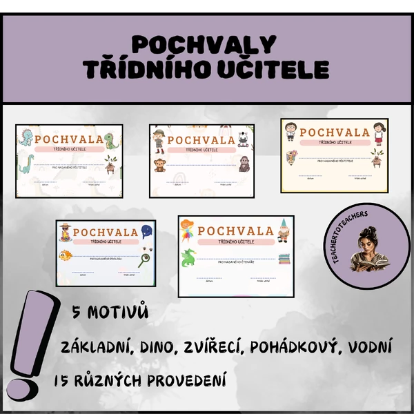 POCHVALY TŘÍDNÍHO UČITELE