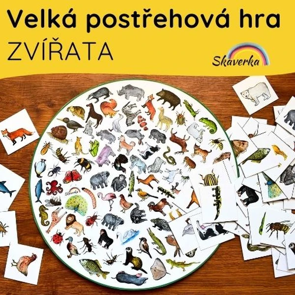 Velká postřehová hra – ZVÍŘATA