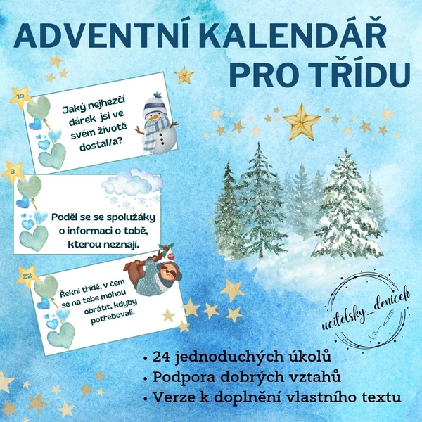 Adventní kalendář pro třídu