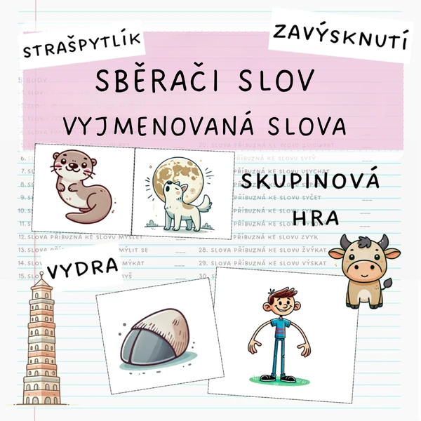 Vyjmenovaná slova - pětice