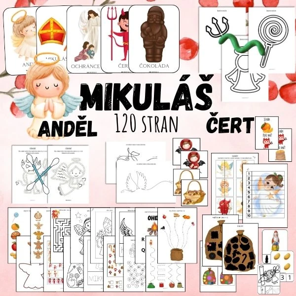 Český Mikuláš - soubor aktivit - 120 stran 