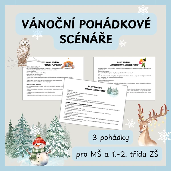 Vánoční pohádkové scénáře