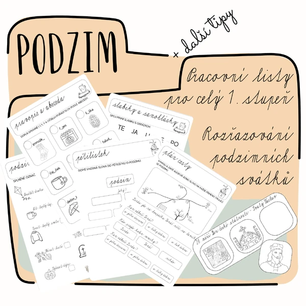 Podzimní pracovní listy