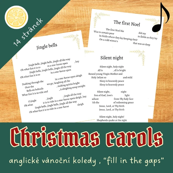 Christmas carols - anglické vánoční koledy