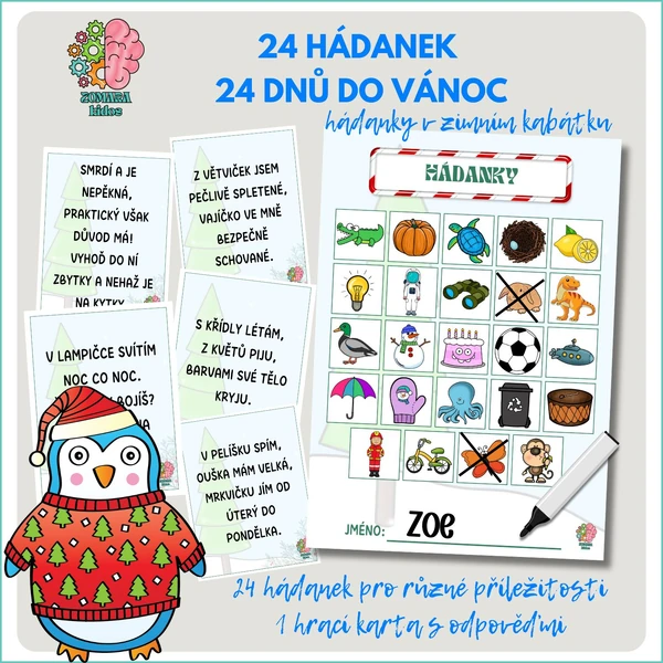 24 hádanek - 24 dnů do Vánoc