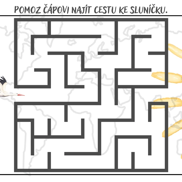 Migrace ptáků - 2 pracovní listy pro MŠ
