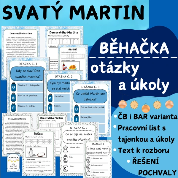 Svatý Martin- běhačka, pátračka