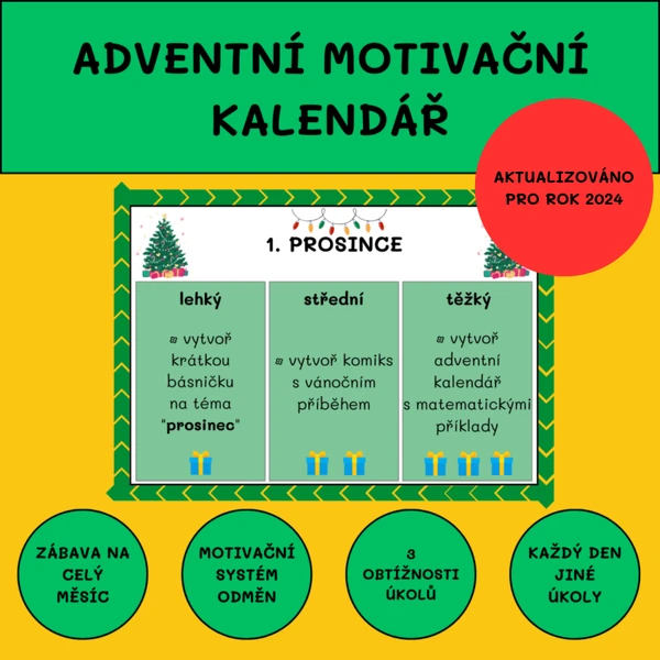 ADVENTNÍ MOTIVAČNÍ KALENDÁŘ
