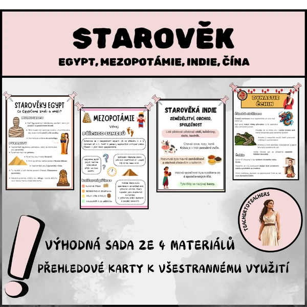 STAROVĚK: EGYPT, MEZOPOTÁMIE, INDIE, ČÍNA