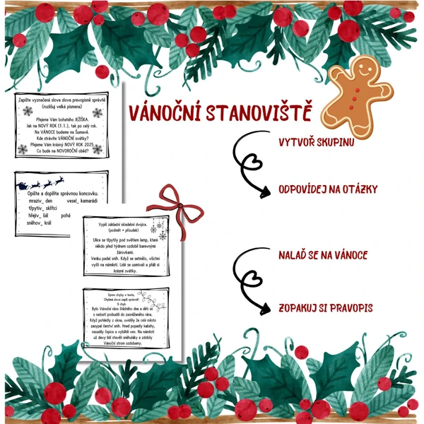 Vánoční češtinářská stanoviště