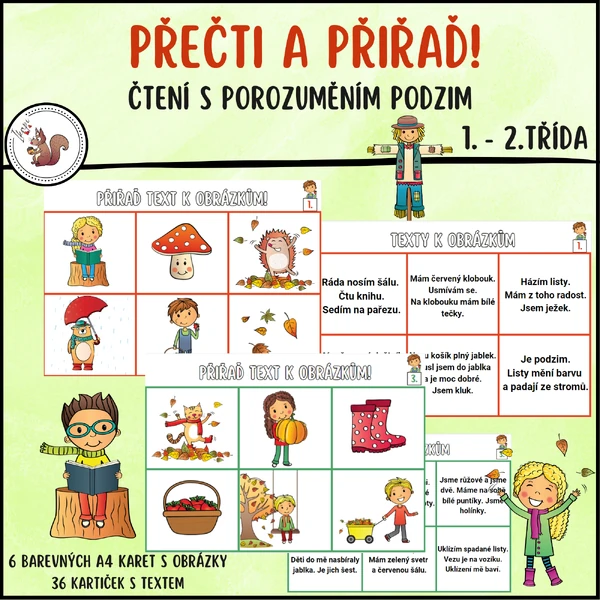 Přečti a přiřaď!