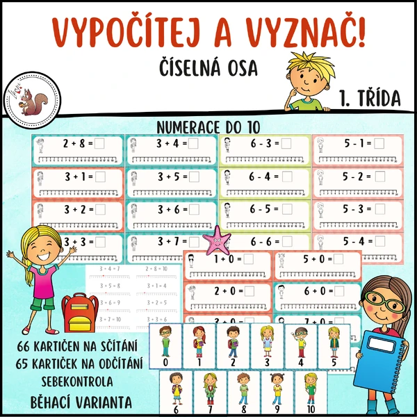 Vypočítej a vyznač!