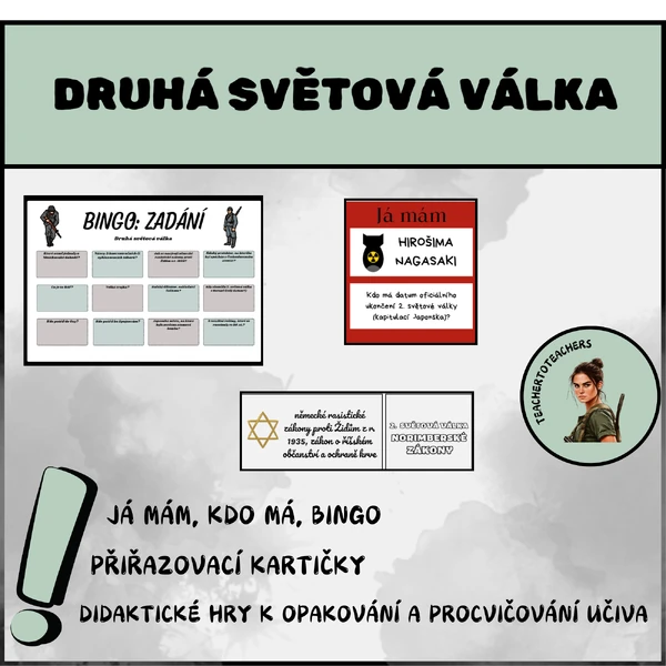 DRUHÁ SVĚTOVÁ VÁLKA: didaktické hry