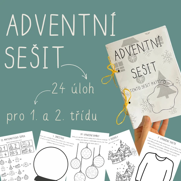 Adventní sešit (černobílý tisk)