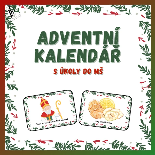 Adventní kalendář - úkoly do mš