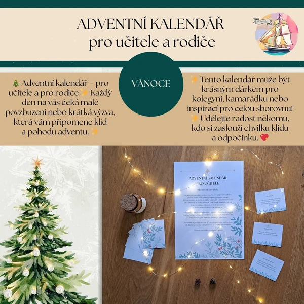 Adventní kalendář pro učitele a rodiče