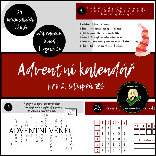 Adventní kalendář - 2. stupeň ZŠ