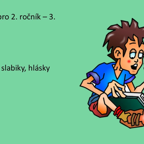Český jazyk pro 2. ročník - 3.