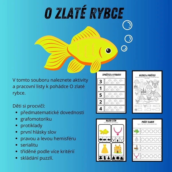 O zlaté rybce pro MŠ