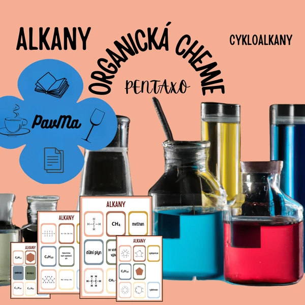 Organika v chemii: Alkany - hra Pentaxo