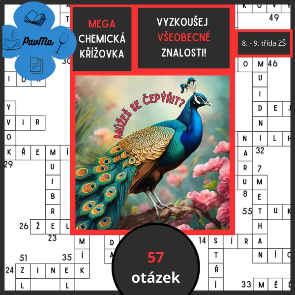 Velká chemická křížovka: Ověř své znalosti - motivační hodiny