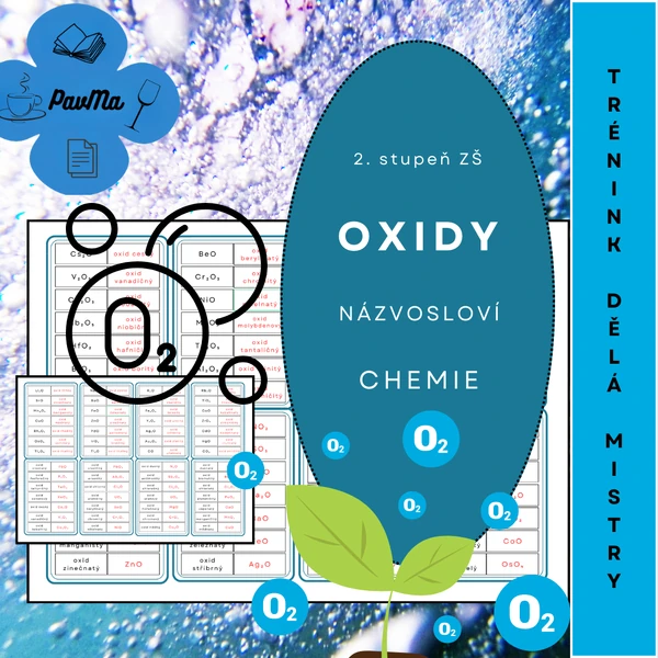 Oxidy: Testujeme a opakujeme názvosloví CHEMIE