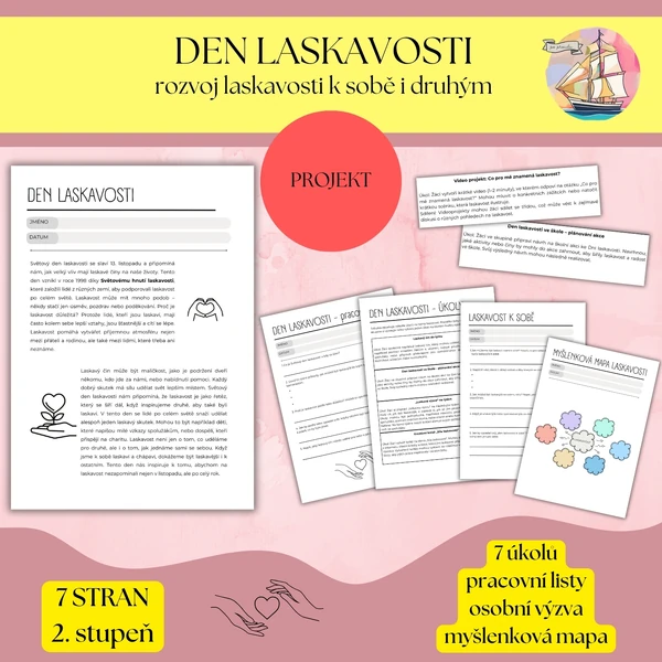 DEN LASKAVOSTI - rozvoj laskavosti k sobě i druhým pro 2. stupeň