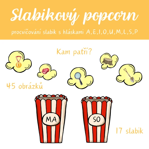 Slabikový popcorn