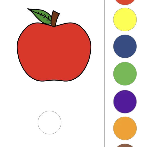 Přiřazování barev - ovoce a zelenina 🍎