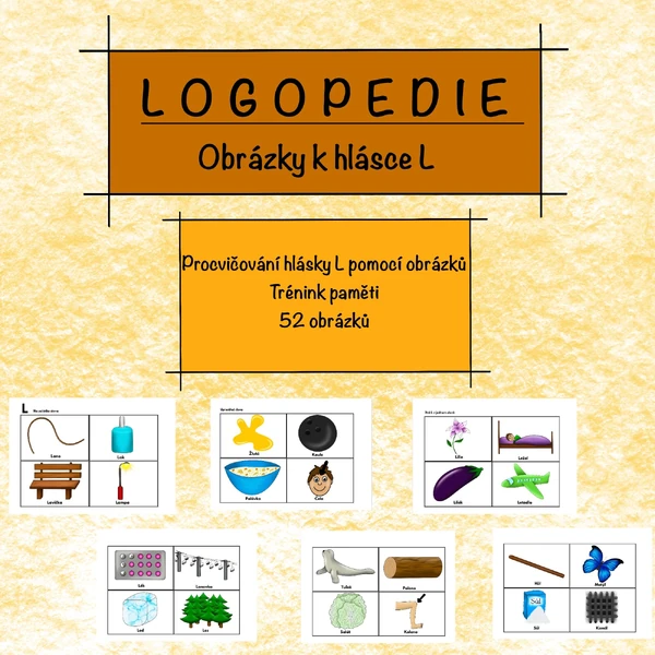 LOGOPEDIE - obrázky k hlásce L