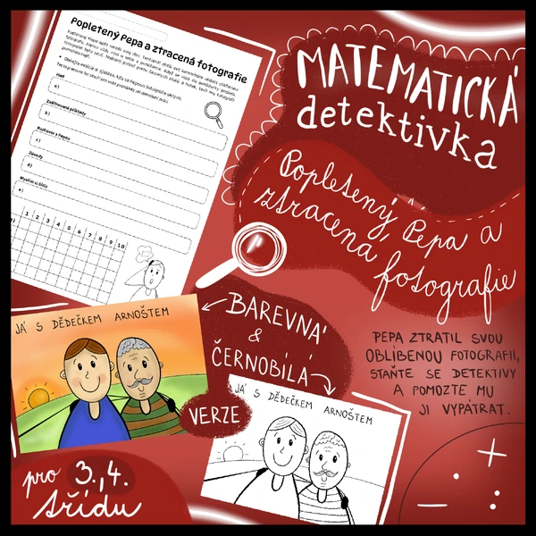 MATEMATICKÁ DETEKTIVKA - Popletený Pepa a ztracená fotografie