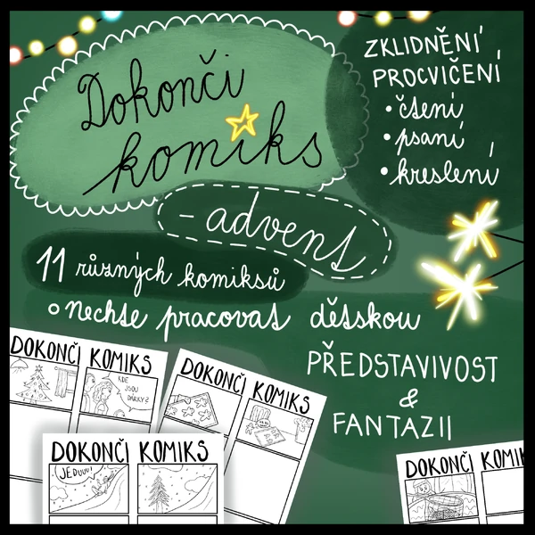 Dokonči komiks - advent