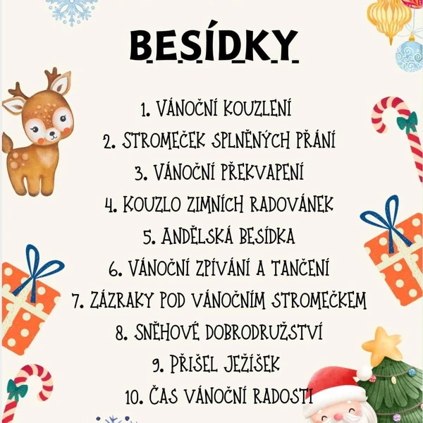 Vánoční besídky do MŠ 