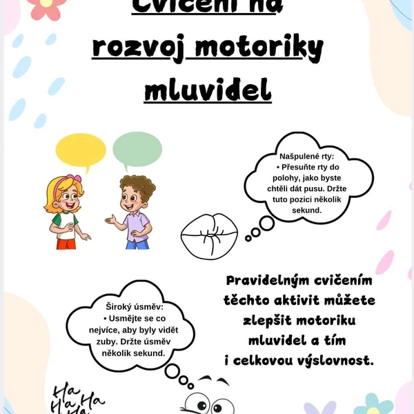 Rozvoj motoriky mluvidel 