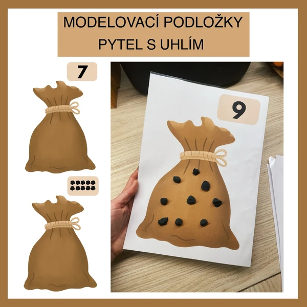 Modelovací podložky - čertíkovy uhlíky