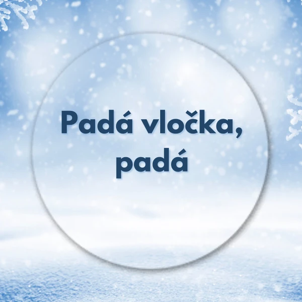 Padá vločka, padá