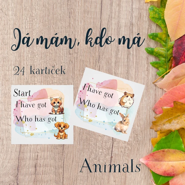 Já mám, kdo má - ANIMALS