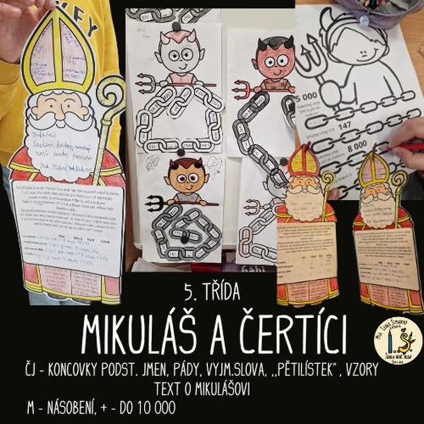 MIKULÁŠ a ČERTÍCI – ČJ + M – 5. třída