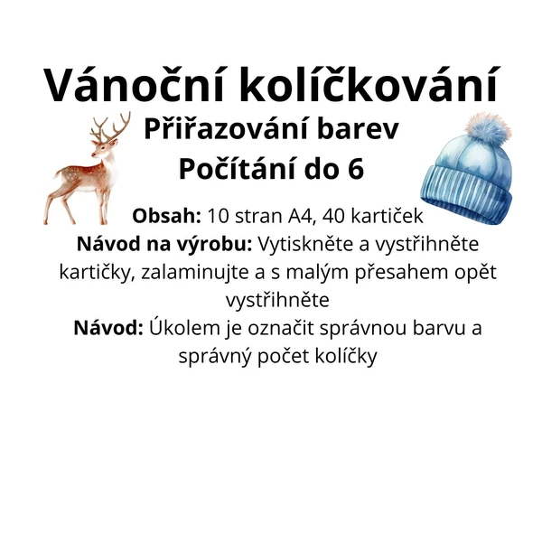 Vánoce - kolíčkování